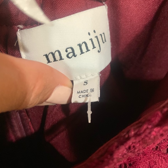 PinkBlush Lace Off Shoulder Mermaid Maxi Dress - Picture 7 of 7